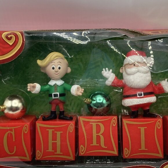 Rudolph the Red-Nosed Reindeer Christmas Blocks Santa Hermey 2010 - Picture 2 of 8